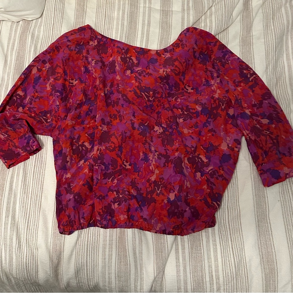 **Joie Silk Floral Blouse - Size Medium 6 8**